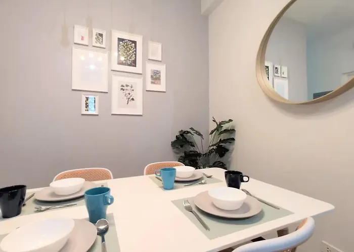 Apartamento Cozy Garden View Near Airport Wfh Netflix